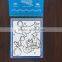 2015 safe and non-toxic kids magic water coloring doodle book with water pen