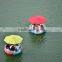 Seven seats rowing floating sofa boat