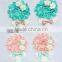 New Design Shabby Shape Flower With Bow,Cute For The Toddle