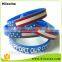 Promotional gifts logo printed cheap custom silicone bracelet with logo