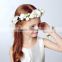 DSFG001A Fashion hairbands bridesmaid Kids flower crown garland Headband for summer