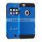 High Quality Armor Intelligent Dormant PU Leather Rugged Protective Phone Case for Iphone 5s 6 6plus