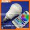 China factory E27 RGBW colors LED bulb APP bluetooth music smart LED light bulb