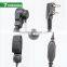 Replaceable Two Way Radio Earphone Clear Voice Throat Control Earpiece