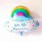 rainbow shape foil balloon color assorted balloon party decoration
