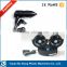 DC 24V or 12V with plastic two head roating 360 degree car air cooling fan in high quality
