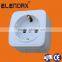 Power electrical European lamp wall schuko socket(S6010)