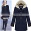 2014 winter fashion women's large size thick wool cotton-padded jacket