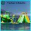 Funny and popular inflatable floating water park inflatable water island giant inflatable water toys