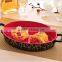 Household Oval Ceramic Baking Pan With Decal