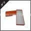 orange pritning scarf packing paper box with paper bag