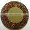 Amber 60 cm round Mosaic Glass Bathroom Wall Mirror
