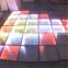 Wedding decorations light up video interactive starlit used DMX 3D Mirror dj led dance floor For Disco DJ Wedding KTV Bar