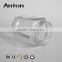 180ml hexagonal glass jar for food candy cookie container