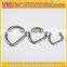 Yukai Metal D Ring Hooks 25mm D Shaped Bag Buckle Hooks in high quality