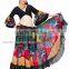 2016 Long Gypsy Skirts Women Bellydance Skirt Belly Dance Maxi Skirt Full Circle Red And Pink