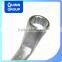 Quinnco 17 X 19 mm 75 Degree Offset Double-Ended Ring Wrench, CR-V