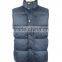 Men's navy color cotton-padded waistcoat