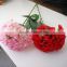 artificial silk flower red hydrangea for wedding
