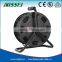 Hand wound retractable ethernet cable reel