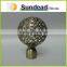 Copper satin stainless steel iron chrome curtain pole curtain accessory latest curtain designs 2015 for home decor