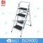 Factory Metal Library Furniture Book Shelf Ladder 4 Tier