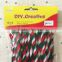 DIY crafts about Chriatmas colors for twisted pipe cleaners