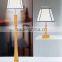 5 star hotel decoration lighting wooden floor lamp