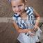 Wholesale colorful gingham toddler girls cute headband hair warp