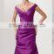 High Quality Plus size Sexy dresses mother of the groom Long Evening Gown custom made Purple Mother of the Bride Dresses CYE-082