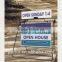 Iron Rod Outdoor Sign Frame