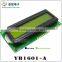 16x1 lcd display module 1601 Character LCD Display 5V yellow /green