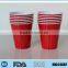 16oz red plastic cup for drink