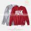 2016 Grey Red Color Adults Knitted Sweater Pullover Made In China