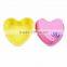 2016 Dongguan colorful silicone heart shape cakes for DIY