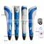 2016 New Kids Toy 3D Printer Pen 3d drawing digital pens