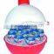 PP Round Floating Cooler Cans Holder Car Refrigerator