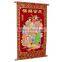 Happiness Given by God Chinese New Year Wall Scroll With Shimmer Luminous Velvet Character
