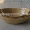 Spun bamboo bowl