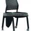 Bifma black training chair with tablet / student study training chair