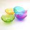 cheap colored round decorative glass bowls for food manufacturers wholesale