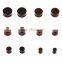 6 Pairs Breciated jasper stone Flesh Tunnel Plug avaible in Various Gauges