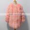 Winter Natural Short Red Fox Fur Coat For Women