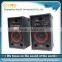 2016 New Product Comsumer Electronics Duble 8 Inch ,2.0 Professional Active Speakers With USB/SD/Mic Input