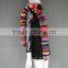 Europen popular ladies Colourful fashion fox fur collar