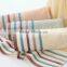 Pure Cotton Plain Color with classcal stripe patten towel