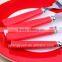 Red Plastic Handle Restaurant Cutlery