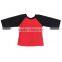 Wholesale 2016 dark blue raglan shirts body pink trim and sleeve boys matching girls kids fashion clothes