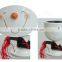 Fashion Design Cute Decoration White Resin Decorative Flower Pot Glass