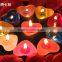 India Diwali wholesale unscented colorful tea light candles